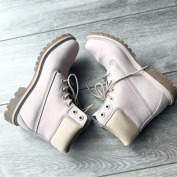 Women's Timberland Premium 6-Inch Waterproof Boot  In Light Pink - Picture 8 of 15